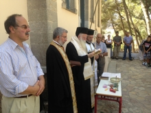 Ο Αγιασμός στο Δημοτικό Σχολείο Ποταμού